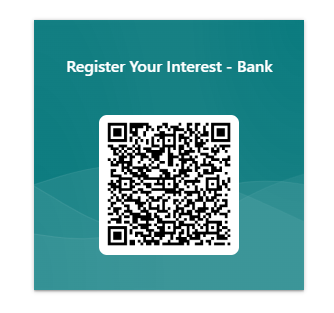 Register your interest for bank work QR code