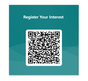 Register your interest QR code