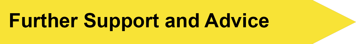 Further support and advice arrow