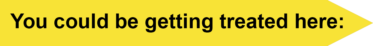 You could be betting treated here arrow